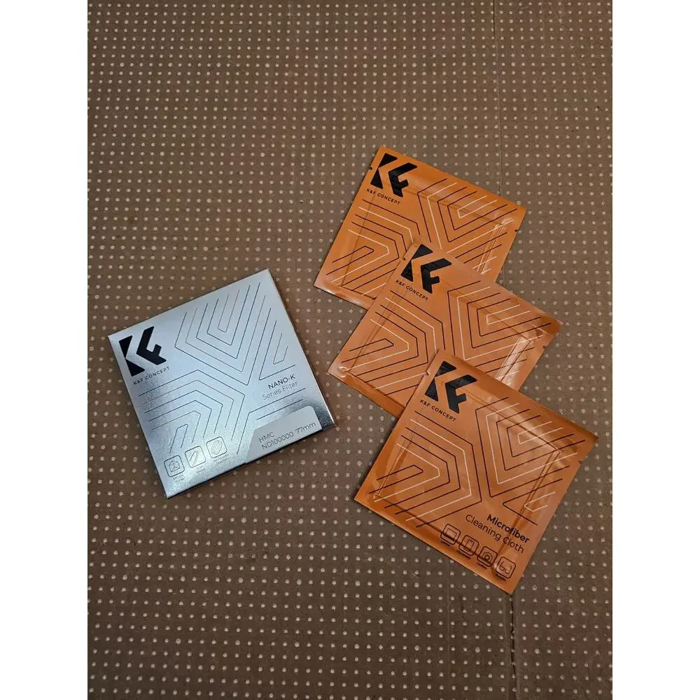 K&F Concept Nano-k Series Filter 77mm HMC ND100000 + 3 Microfiber Cleaning Cloth